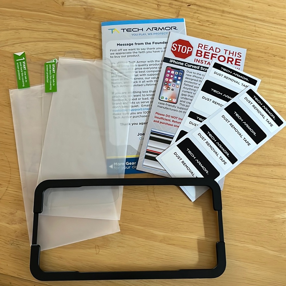 Tech Armor iPhone 11/XR screen protector HD Ballistic Glass